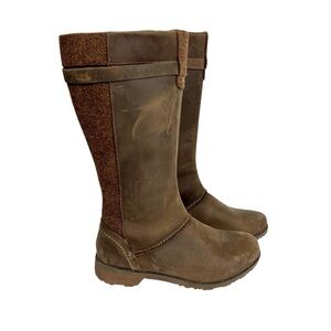 Eddie Bauer Brown Winter & Rain Boots Durable Leather